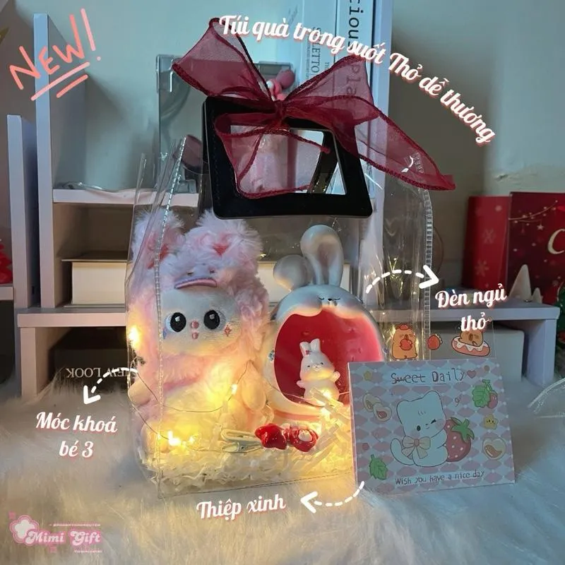 Set quà Gấu Đèn ngủ